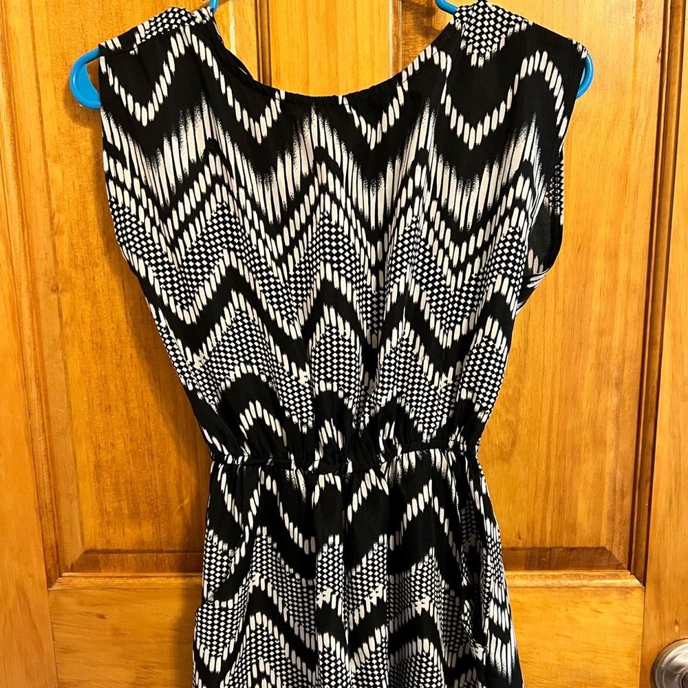 Black and White Romper